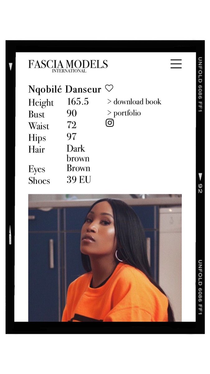 nqobileoffishal's tweet photo. So, one of my goals this year was to get dope representation for modelling and BOOM...
#FasciaModels 
GRATEFUL!! 🙏🏾 https://t.co/CMtlU6NCON