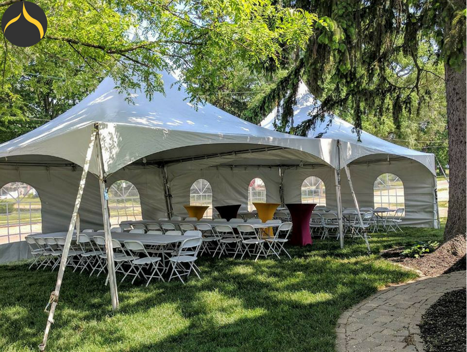 PPPalaceRentals's tweet photo. Tent, Tables, Chairs & Plastic Elastic Cornered Tablecloths for Graduation Party 5.20.2018!!! #palaceevents #palaceeventsevent #outdoorevent #tent #tables #plastictablecloths #chairs #whiteplasticfoldingchairs #cocktailtables #graduationparty #event #mayevent #2018event #TEAM https://t.co/E9ghHcISat