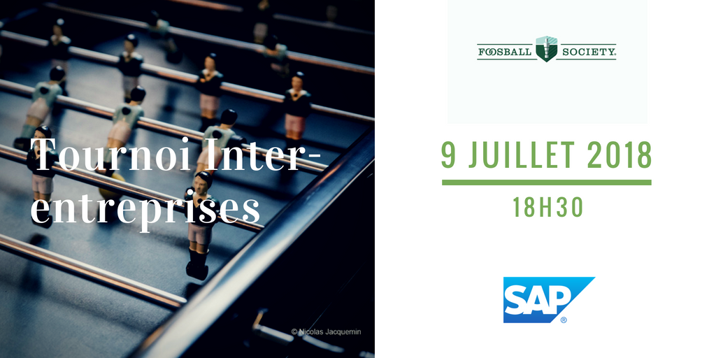 foosballsociety's tweet photo. Ce soir nous organisons avec @SAPFrance le premier tournoi de ebabyfoot inter-entreprises ! Nous remercions tous les partenaires de l'événement qui, au bout de 10 jours de sélection, nous envoient leurs meilleurs joueurs et joueuses ce soir à partir de 18h30 ! https://t.co/LxNENBf0r6