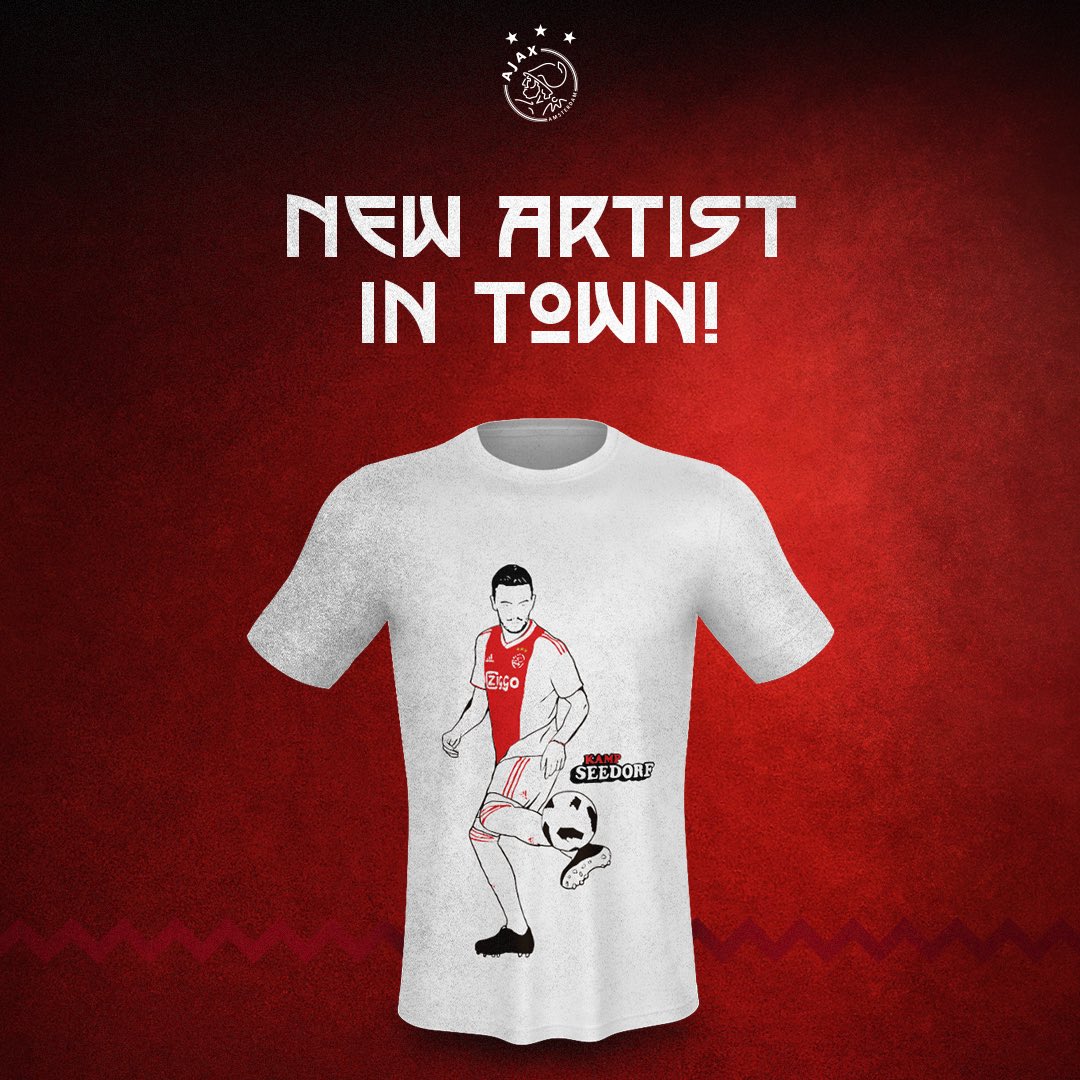 AFCAjax's tweet photo. NEW GIVEAWAY! 🎁 🇷🇸
Share your photo with the masterpiece & #TrendingTadic 🤳🏽
Best photo wins ➡️ limited edition! 👕 https://t.co/xoSS2iSynp