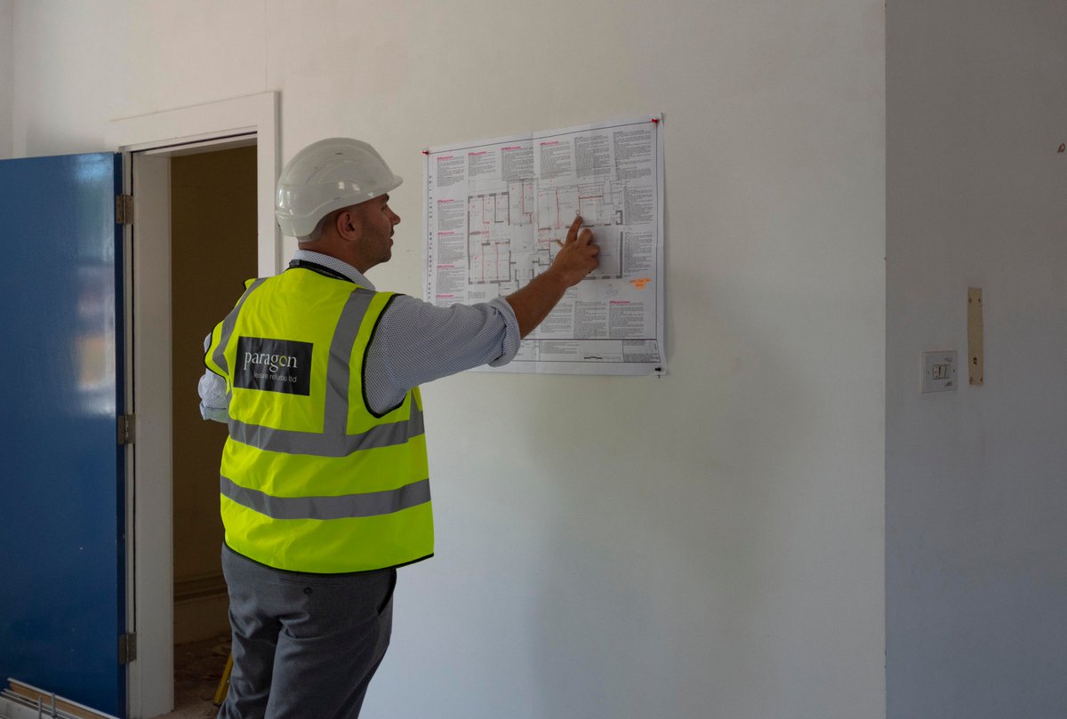 Its 'all systems go' at the Arc Oakbridge School in readiness for opening soon. Here's the Headteacher, Phil hard at work inside as the building works progress. kedlestongroup.com/oakbridge Further updates to follow.......#Autism #AutismAwareness #seneducation #education