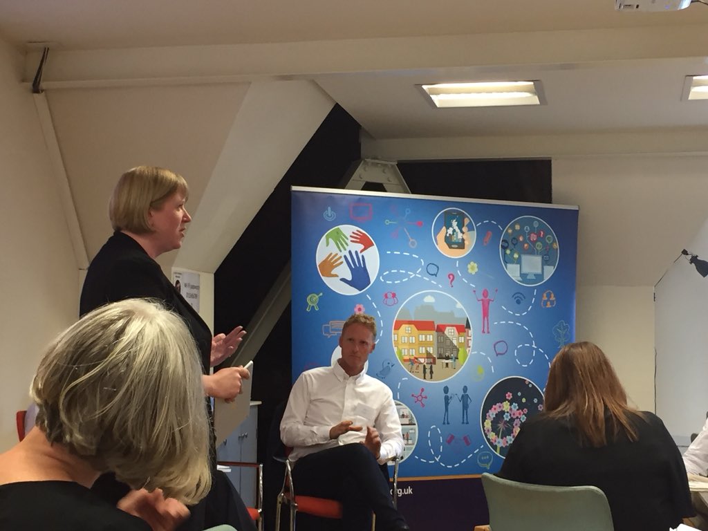 Jenny_Carnegie's tweet image. @Jen_CarnegieUK: we are in the midst of a shift from the welfare state- a safety net, to the #EnablingState that delivers #wellbeing #goodhelp event