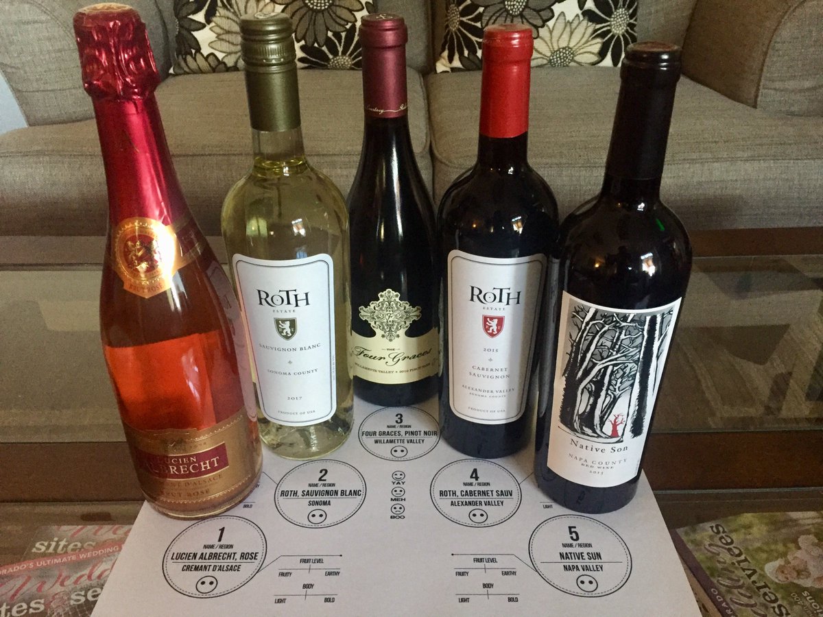 July Wine Tasting Event almost sold out! Get tickets now! 303-693-7788. Join fellow enthusiasts for 5 different wines and light appetizers. Featuring: Lucient Albrecht, Roth Winery, The Four Graces, & Native Sun Wines @foleyfoodandwinesociety
#Wine #WineTasting