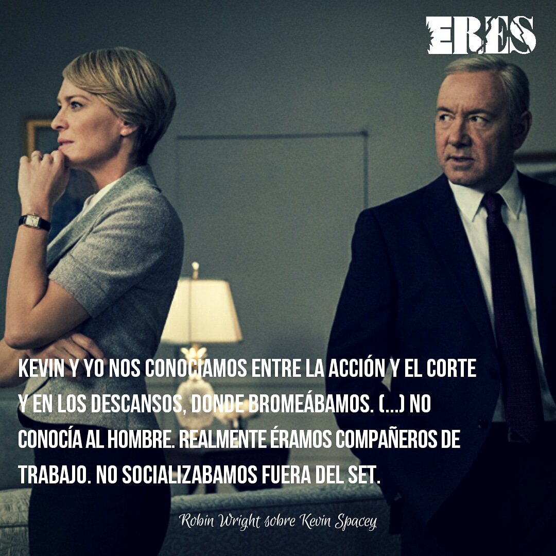 RevistaEresMx's tweet photo. Finalmente #RobingWright rompió el silencio sobre las acusaciones de abuso sexual que enfrenta @KevinSpacey ¿Qué opinas al respecto? https://t.co/vUqMhGq2O1