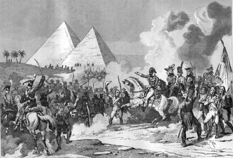 Holela ピラミッドの戦いもありますよ ナポレオン軍vsマムルークという 漫画のネタになっててけっこうメジャーになっているはず