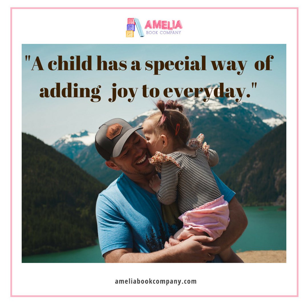 ' A child has a special way of adding joy to everday.' 
 #mondayfunday #children #happyparents  #special  #kids  #happiness  #joyfullife #godsgift  #ameliabookcompany  #childrenspublishingcompany  #childrenswriter #childrenspublisher  #childrensillustrator