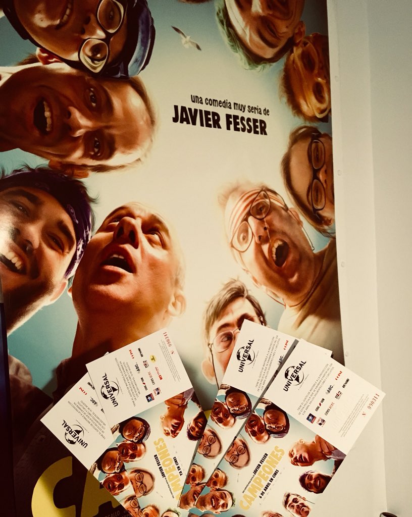 morenafilms's tweet photo. NUEVO SORTEO! Regalamos 2 entradas dobles para ver #Campeones en los cines. Para poder participar sólo nos tenéis que hacer RT y seguirnos. Comunicaremos los ganadores este jueves. Suerte a todos! @Universal_Spain https://t.co/1EQj5cbfrx