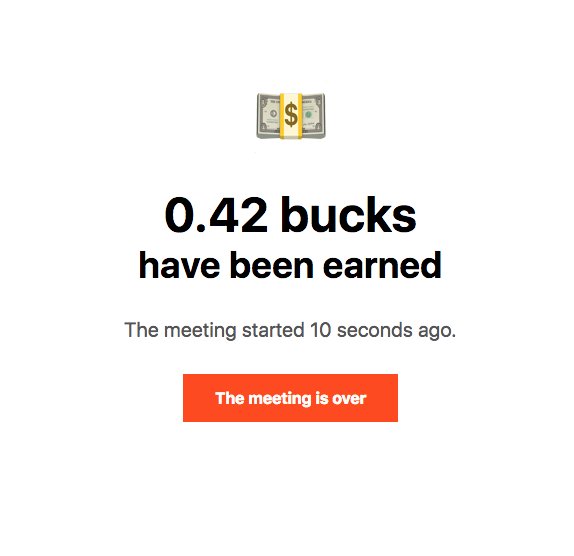 45royale's tweet photo. Meetings. Everyone has an opinion about them. We've written our thoughts on conference calls in detail here: https://t.co/ewCmgUwBiQ. 

But if you must have a meeting, put a smile on your face and track how much you make with this cheeky app: https://t.co/7tOq1dCImP https://t.co/tpaIBa21fJ