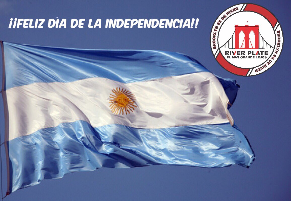 RiverPlateBK's tweet photo. ¡¡Feliz Día de la Independencia!!

#RiverPlateBrooklyn #BrooklynEsDeRiver #RiverEsMundial #RiverEnUSA https://t.co/1qNHwUPk77