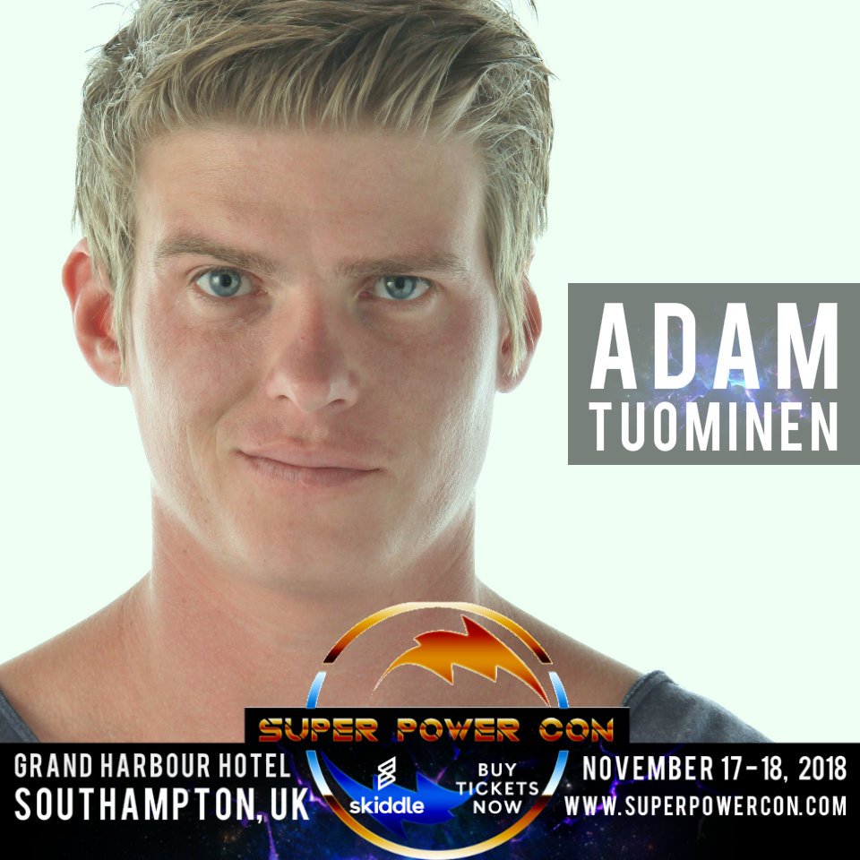 SuperPowerConUK's tweet photo. #adamtuominen at #superpowercon!!

#spc #southampton #powerrangers #ninjastorm https://t.co/5r2rWXTDVW