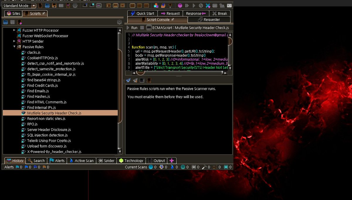 hahwul on twitter change color zaproxy burp suite with simple trick link httpstcolg9fivadt3 zaproxy burp hacing trick tip thank_you_xer0