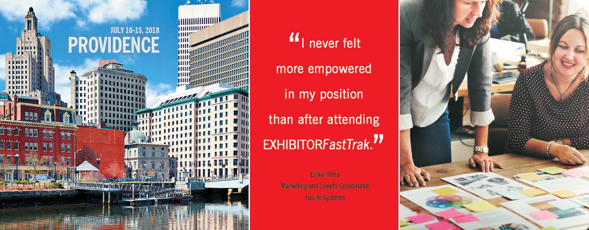 access_tca's tweet image. Join us this week in #Providence for @EXHIBITOR #FastTrak! There's still time to register if you haven't already. hubs.ly/H0cY8Mf0 #eventprofs