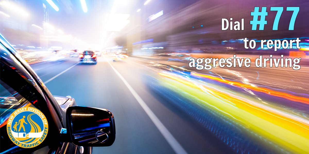 NJTrafficSafety's tweet image. Wondering how you can help make our NJ roadways safer? If you see anyone driving dangerously or aggressively, pull over to a safe spot and dial #77. It helps keep our roadways, and our drivers, safe. #DriveSafe
