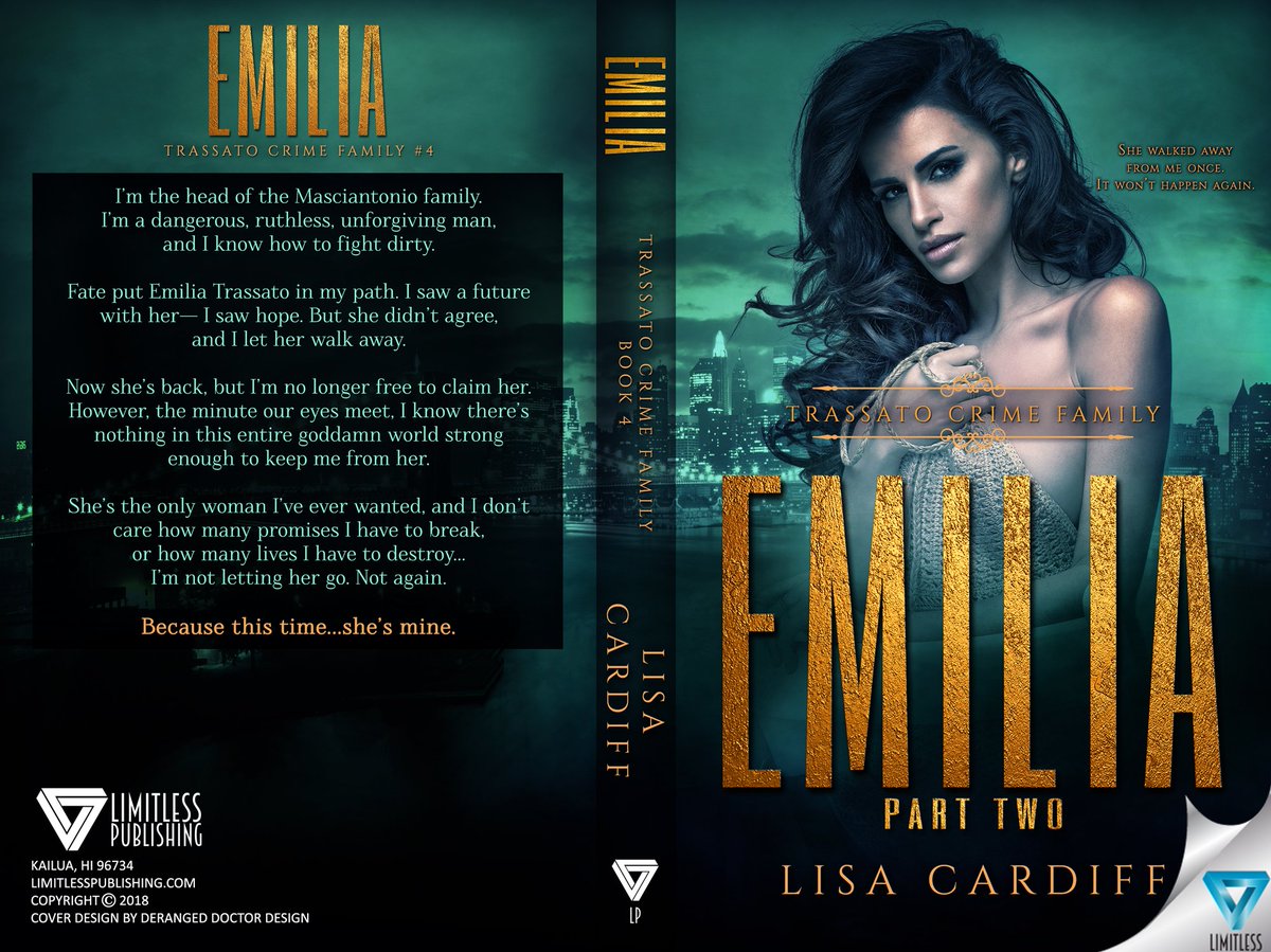 bookaddictanon's tweet image. ✰✰ COVER REVEAL ✰✰
Emilia: Part 2 (Trassato Crime Family #4) by @lcardiff_author is releasing July 24th!
GOODREADS #TBR ⇒ bit.ly/2MZnT7A