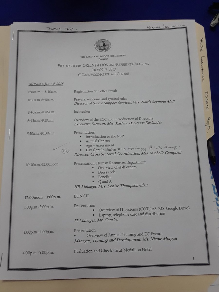 nickysaved's tweet photo. Day 1. Training Field Officers' and Refresher Training @ECCJA @yvette_wilso #12StandardsMatter. @NicoleM84363644 @NononsenseTalia #CaenwoodResourceCentre. https://t.co/sGSyxbYfBI