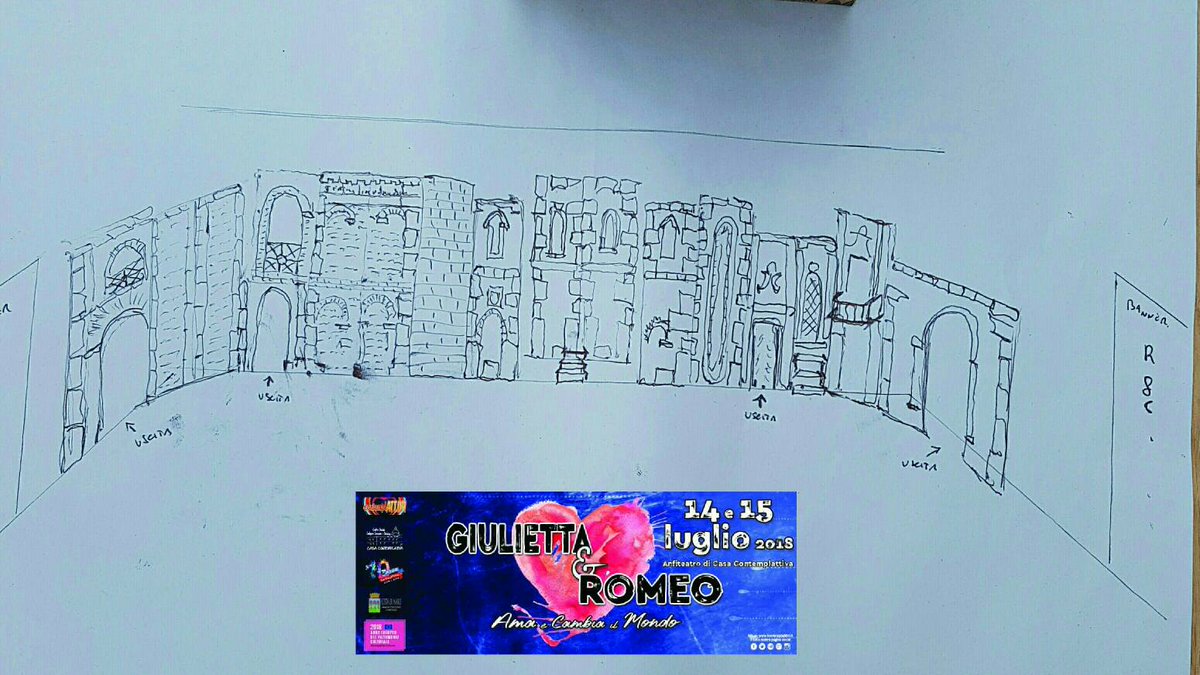icontemplATTIVI's tweet photo. La scenografia del nostro Giulietta&amp;Romeo.... vi aspettiamo sabato 14 e domenica 15 a casa contemplattiva https://t.co/6brZiPs5V7