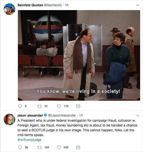 AnjanKumar85's tweet image. I open Twitter and see these tweets together #sameguy #samemessage cc @IJasonAlexander @SeinfeldQ @JerrySeinfeld