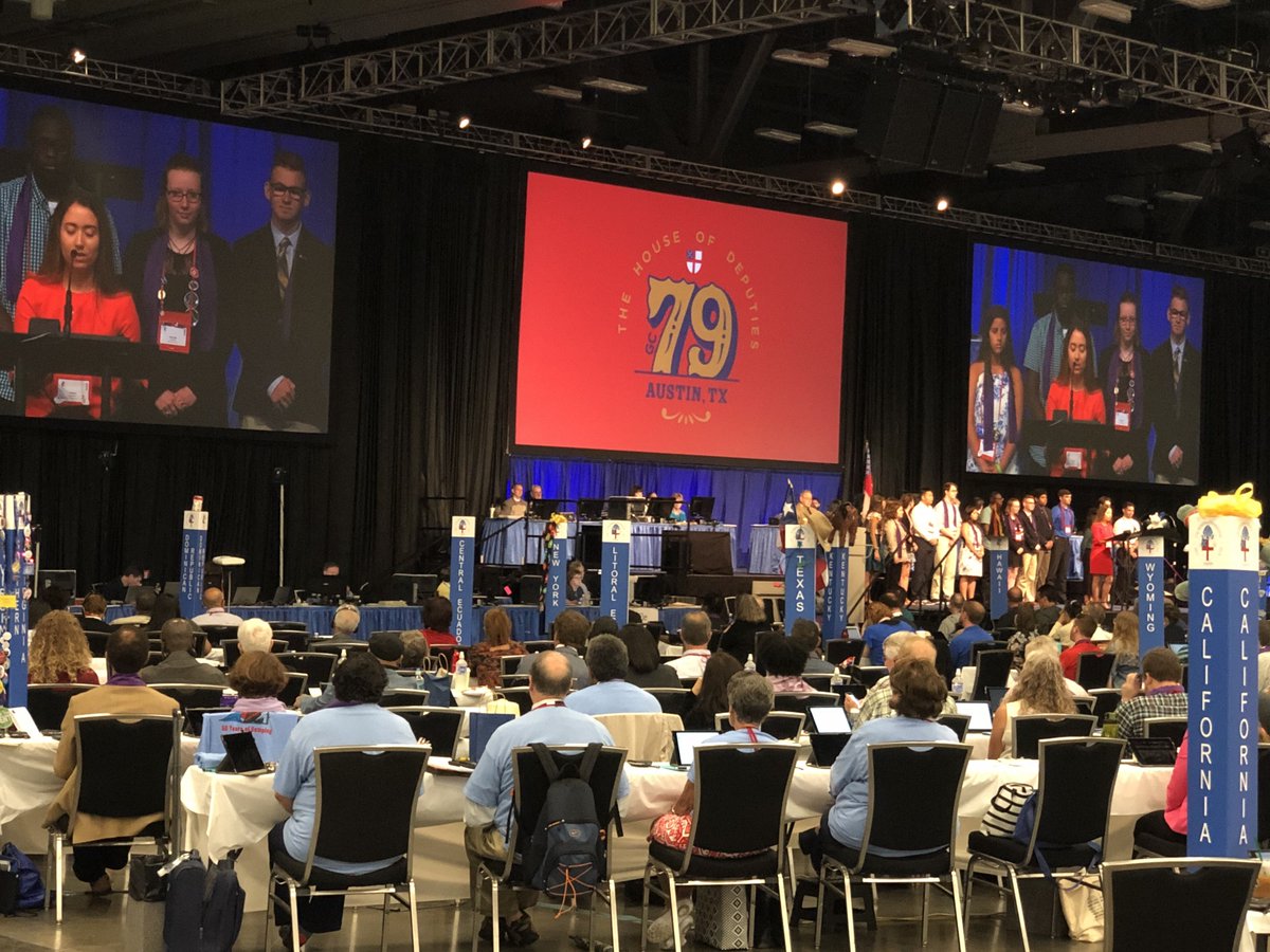 GCOYP witness to HoB, HoD: “I am part of an impassioned generation. We have eager eyes and fire in our hearts. We may be the future leaders of the church, and even of the world, but we are also leaders today, and we are here to help.” episcopalchurch.org/posts/youth/gc…