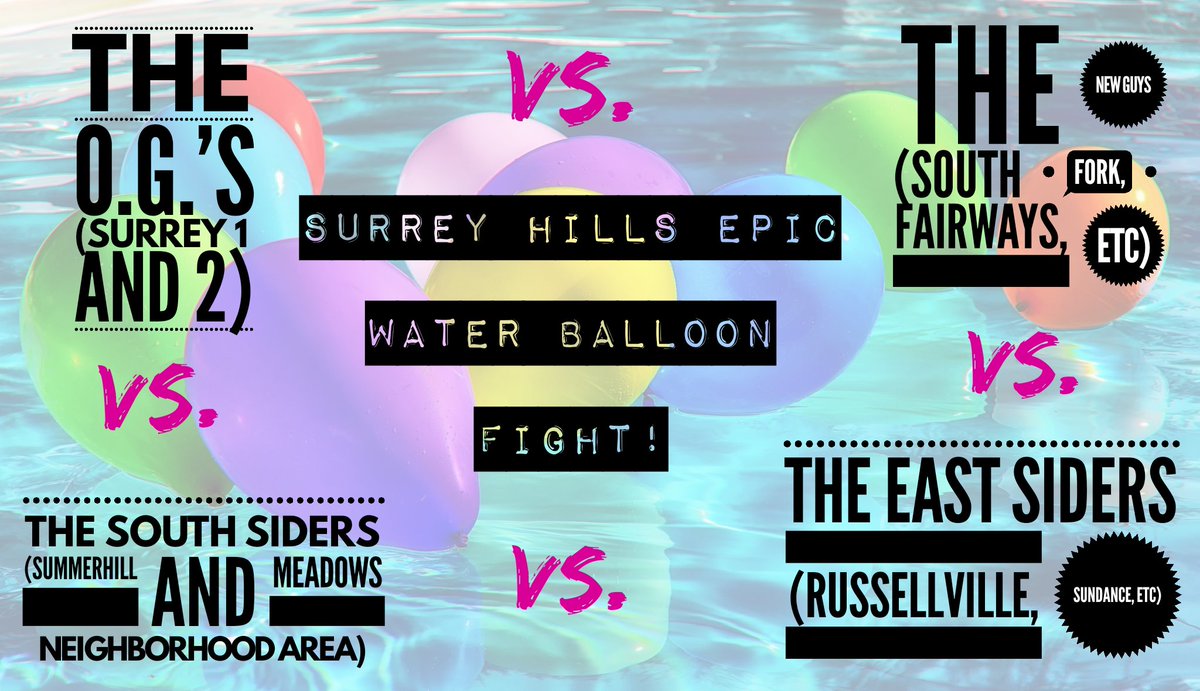 So this is totally happening in our neighborhood August 4th! Adults get to be kids! How cool is this? 
And you should hear the smack talk from all the neighborhood. It's so fun!