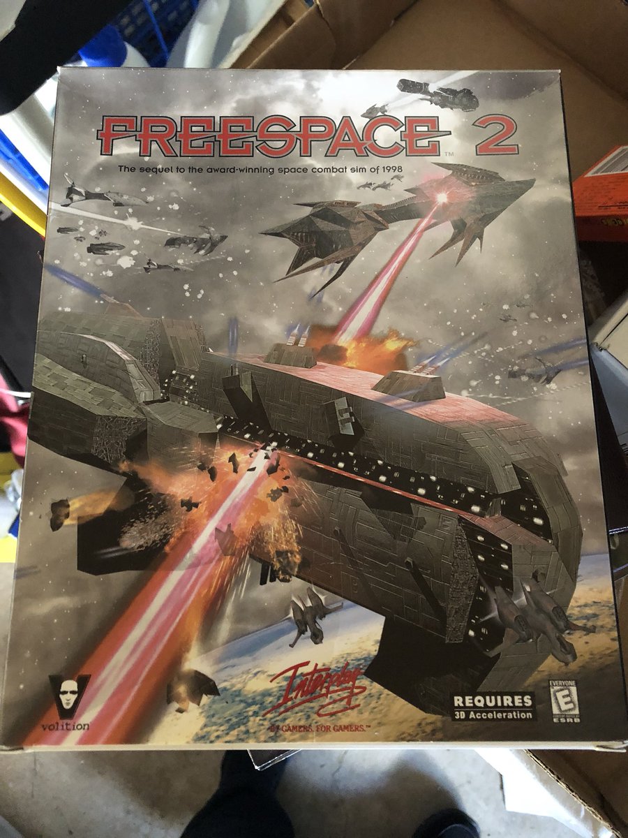 Hardman's tweet image. Found some PC gaming gems in my garage: Baldur’s Gate, Freespace 2, and the original Starsiege: TRIBES. So maybe good memories from these. #pcgames #baldursgate #freespace2 #tribes