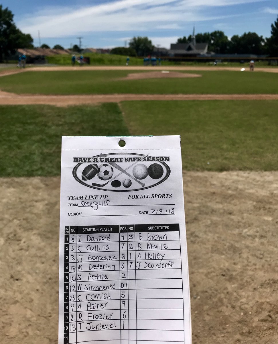 SBSeagulls's tweet photo. Today’s starting lineup vs the Waves #FlySeagullsFly https://t.co/9FGYKE1GZA