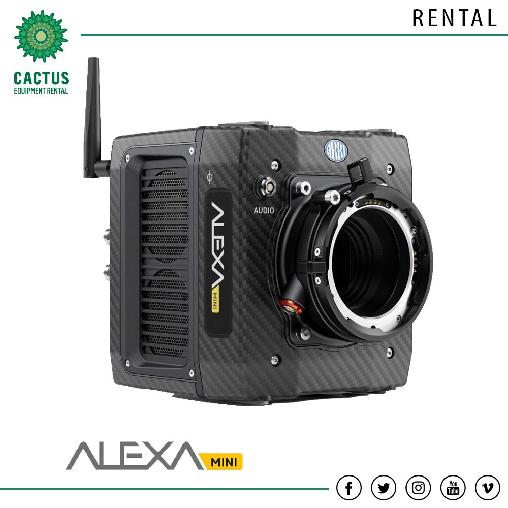 ¿Por qué la #AlexaMini es la mejor opción para tu producción?
Su tamaño reducido y su funcionamiento extremadamente silencioso también la hacen ideal para condiciones de rodaje en espacios muy reducidos.
Pregunta por ella en Cactus Film &amp; Video
#CactusRentals