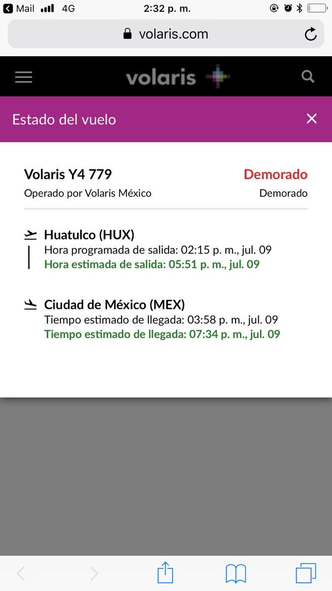 gerRclusa's tweet photo. Típico de @viajaVolaris más de 3 horas de demora en un vuelo......... https://t.co/wms9qx6KBJ
