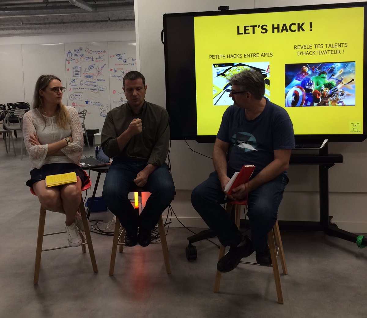 Qu'est-ce qu'un #intrapreneur? L'expérience de @pole_emploi et de <a href="/SAFRAN/">Safran</a> expliquée grâce au @poleemploi_LAB et aux @hacktivateurs 🔝🚀✨✨✨🎆