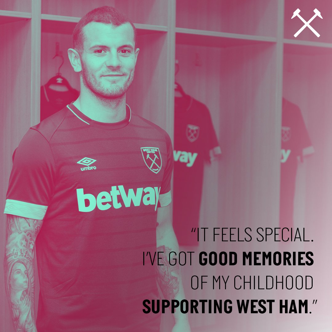 WestHam's tweet photo. ⚒️⚒️⚒️ #WelcomeJack https://t.co/3d5mjcuUbZ