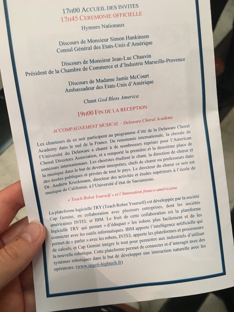 mdaubros's tweet image. Tadammmm!!! So proud that @SogetiHighTech1 represents @Capgemini innovative capabilities for #IndependanceDay celebration at Palais de la Bourse surrounded by #jonone painting exhibition!! #robotics #connectivity #usamarseille @CapgeminiAIE @pduboe @IBM @intel @pdurante