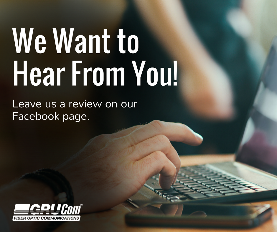 GRUComFiber's tweet photo. We love hearing from our customers! Long-time customer or new to the team? Leave us your feedback on our Facebook page. https://t.co/zgtkEuGTHG
