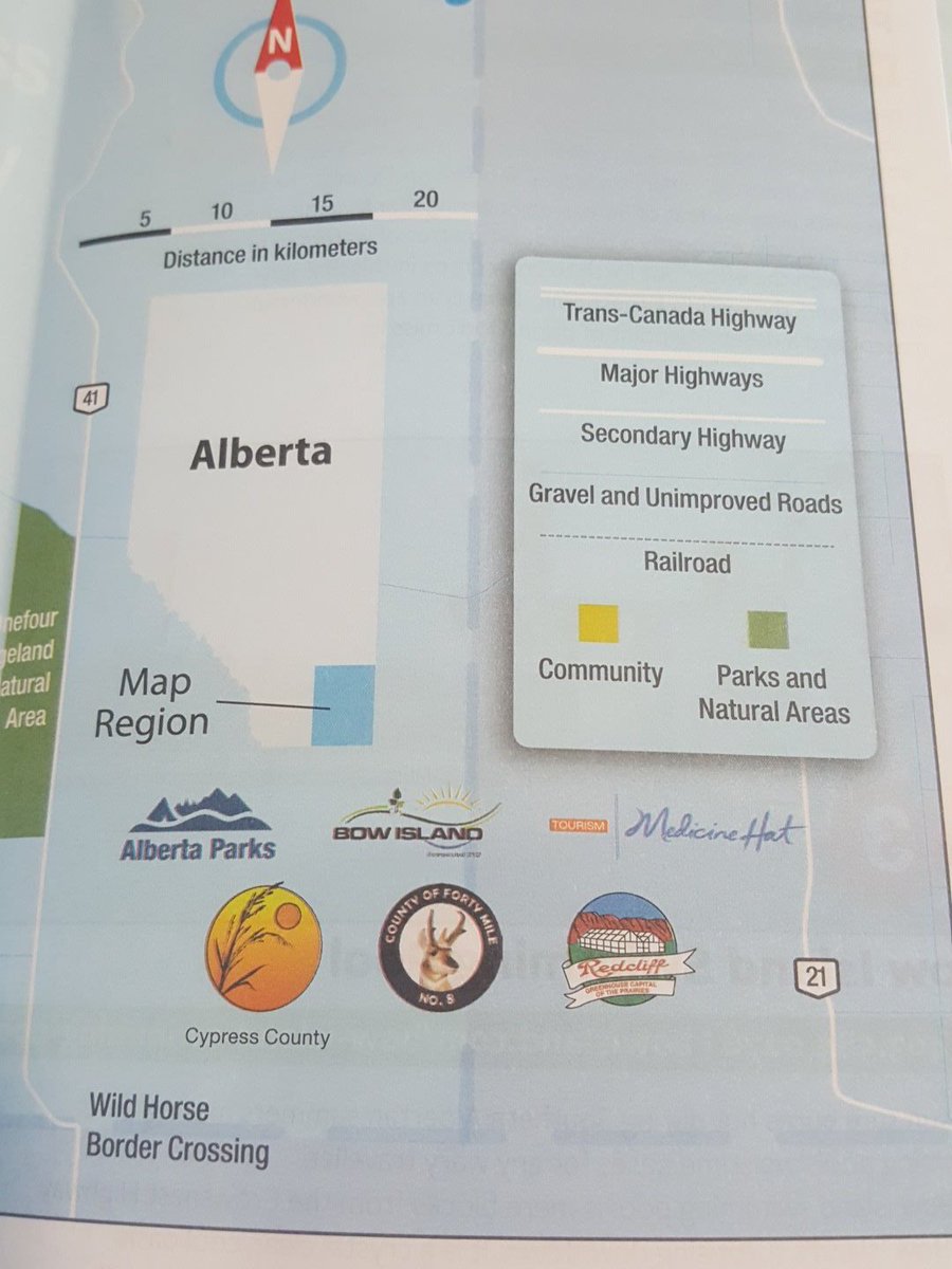 jaceanderson's tweet photo. Southeast Alberta regional map proving to be a hit with visitors to #cfbsuffield. The chocolate too. https://t.co/etPoeE3slY