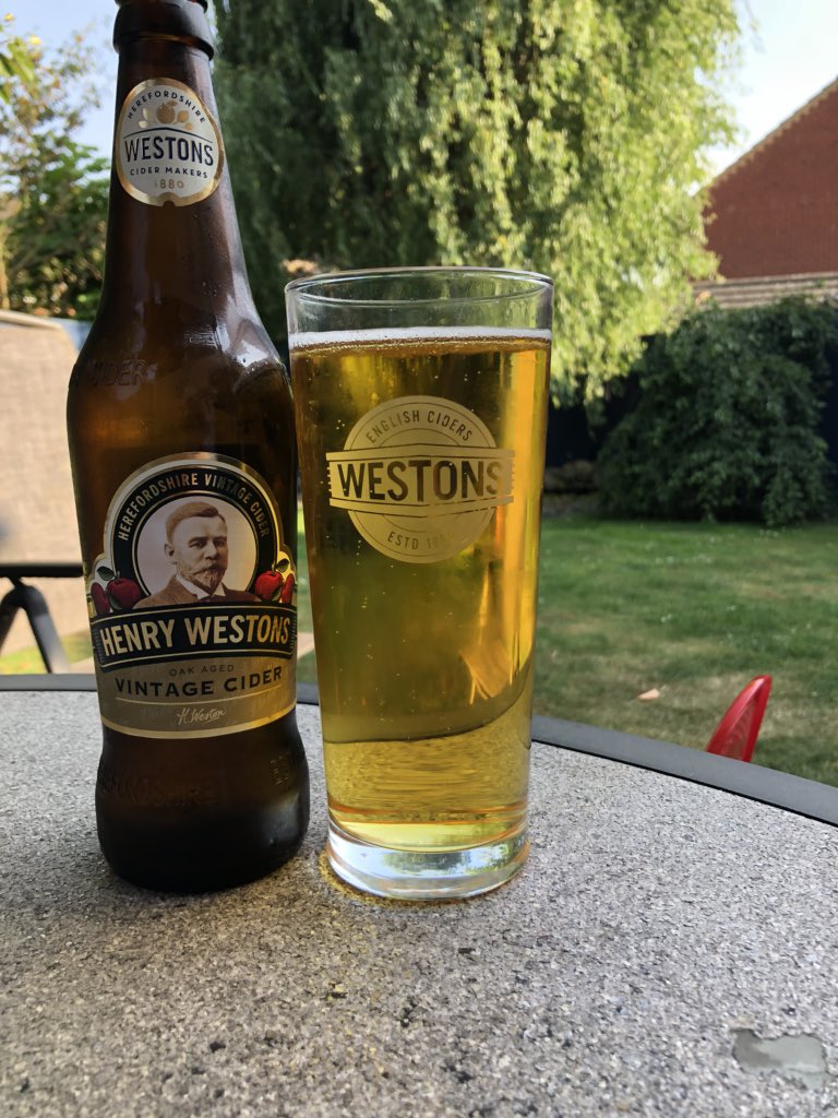 fergie84 (@fergie84) on Twitter photo Back in the UK for the first time in a year. Only one way to greet it! <a href="/Henry_Westons/">Henry Westons Cider</a>
@WestonsCiderMil Back in the UK for the first time in a year. Only one way to greet it! <a href="/Henry_Westons/">Henry Westons Cider</a>
@WestonsCiderMil