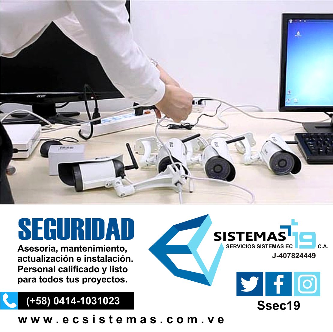 ssec_19's tweet photo. Tenemos los mejores planes, equipos, personal disponible y calificado. Cuida tu inversión.Contáctanos!!! #CircuitosCerrados #vigilancia #seguridad #camaras #cctv #instalacion #mantenimiento #venta #proyectos #soportetecnico #asesoria #rentable #postventa #reparacion  #9Jul https://t.co/y443gk0VzF
