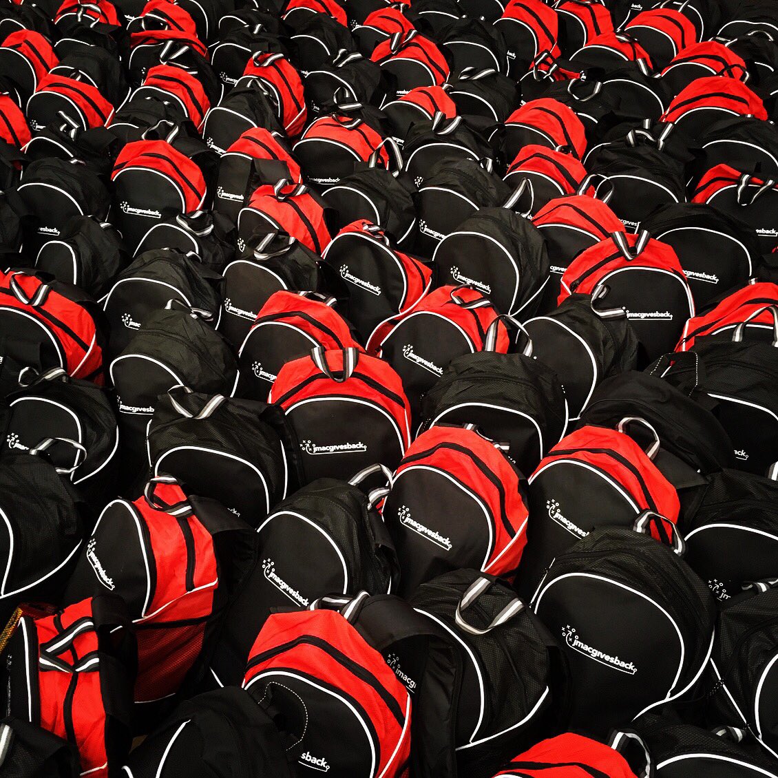 Backpack Week! Backpack Week! Backpack Week! Moving boxes full of supplies for 500 Backpacks in the STL heat Week! #sweatforkids