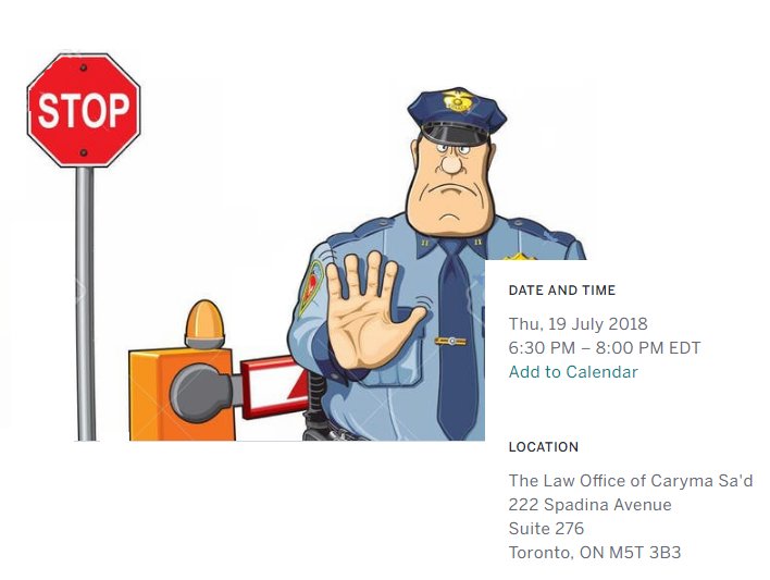 We'll provide dinner and you'll be free to ask me any questions regarding cannabis legalization and how it may impact your life, be it as a traveler or a citizen. Feel free to come with questions or just ready to listen! eventbrite.ca/e/law-talk-can…