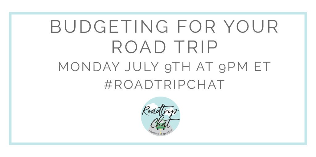 Join us tonight for #RoadTripChat where <a href="/HHLifestyleTrav/">Hannah : HH Lifestyle Travel</a>, still on her whirlwind three month roadtrip talks budgets. We'll be looking for great tips and stories to share. 9pm ET tonight! <a href="/jpcacho/">Josh Cacho</a> <a href="/59NationalParks/">59NationalParks.com</a> <a href="/tthrash/">Tom Thrash</a> <a href="/louisbink/">Bink</a> <a href="/travelinsliving/">Tonya Prater</a> <a href="/travelingman88/">Andy travelingman</a>