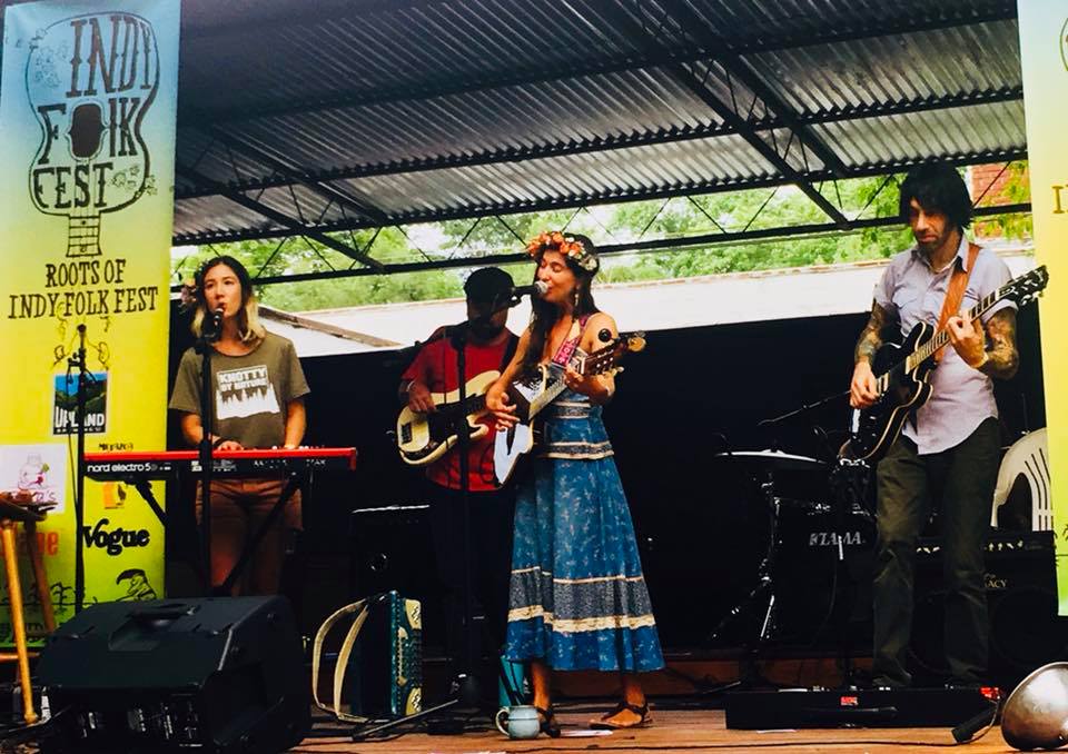 Sarah Grain and the Billions of Stars will be performing at the #IndyFolkFest August 18. Come check them out and relax to some fun live music!