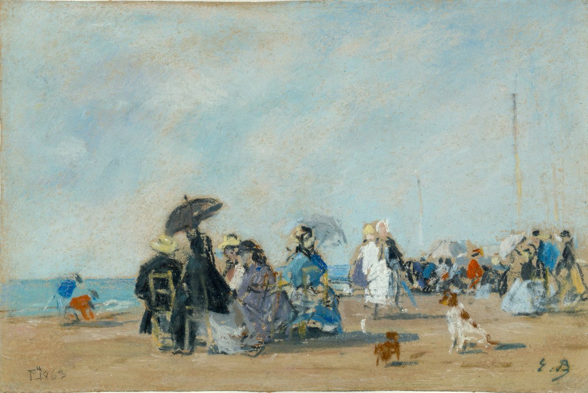 Resultado de imagen de playa de trouville boudin