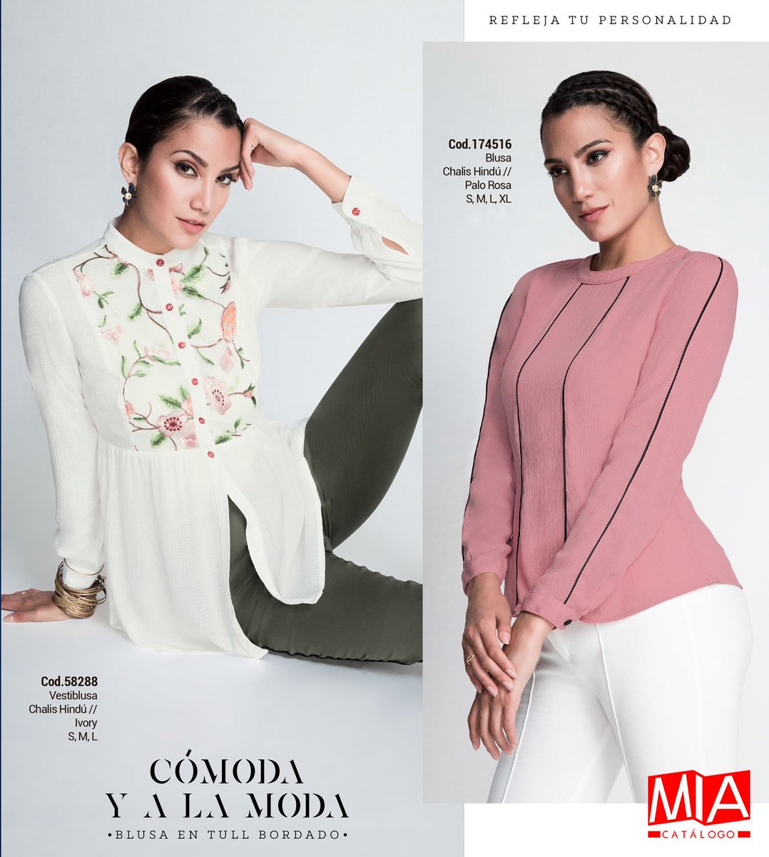 blusas de chalis 2018
