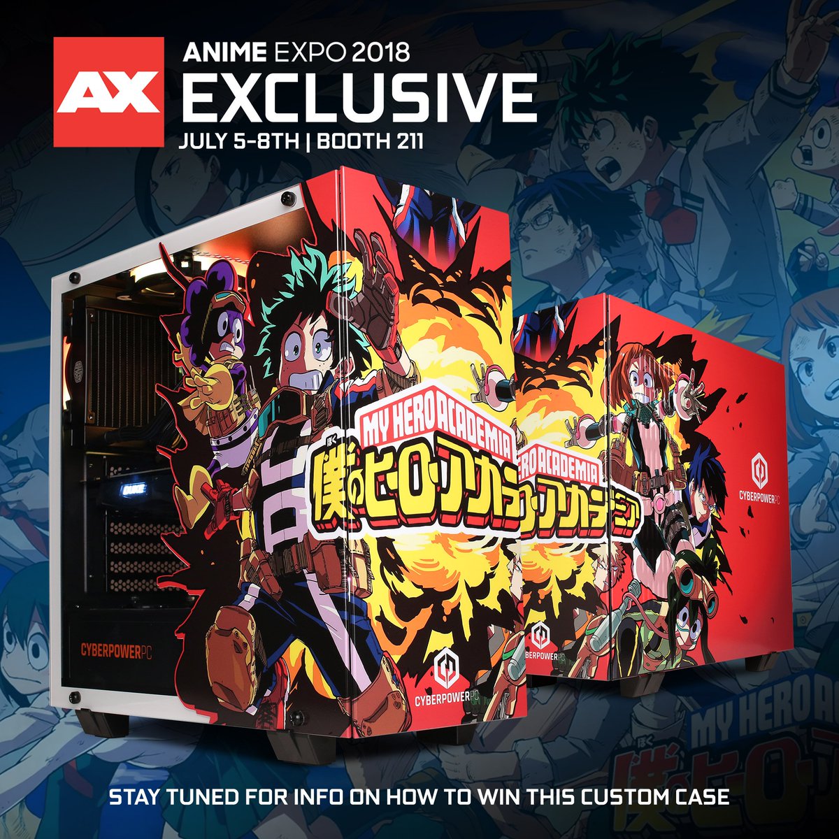 CYBERPOWERPC's tweet image. Win our Exclusive Anime Expo Wrapped Cases! Each individual link is for each case. Sign up for all but only win one
My Hero Academia: bit.ly/2uhszhK
Darling in the Franxx: bit.ly/2u5OMA1
Tokyo Ghoul: bit.ly/2KJTe1K
Food Wars: bit.ly/2ukBcI6