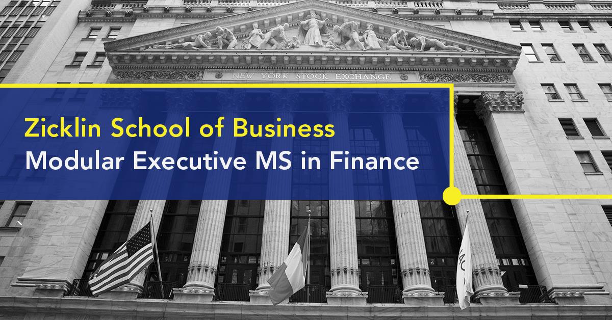 Baruch_Zicklin's tweet photo. Accelerate your career with the new Modular #ExecutiveMS in #Finance from @Baruch_Zicklin. Learn more at tomorrow's info session. RSVP now: https://t.co/HqZ9yyO1NG #BeBaruch #ZicklinPride #BaruchPride #zicklinschool #EMSF #newyorksmart #NYC https://t.co/YhnB4O4N8E