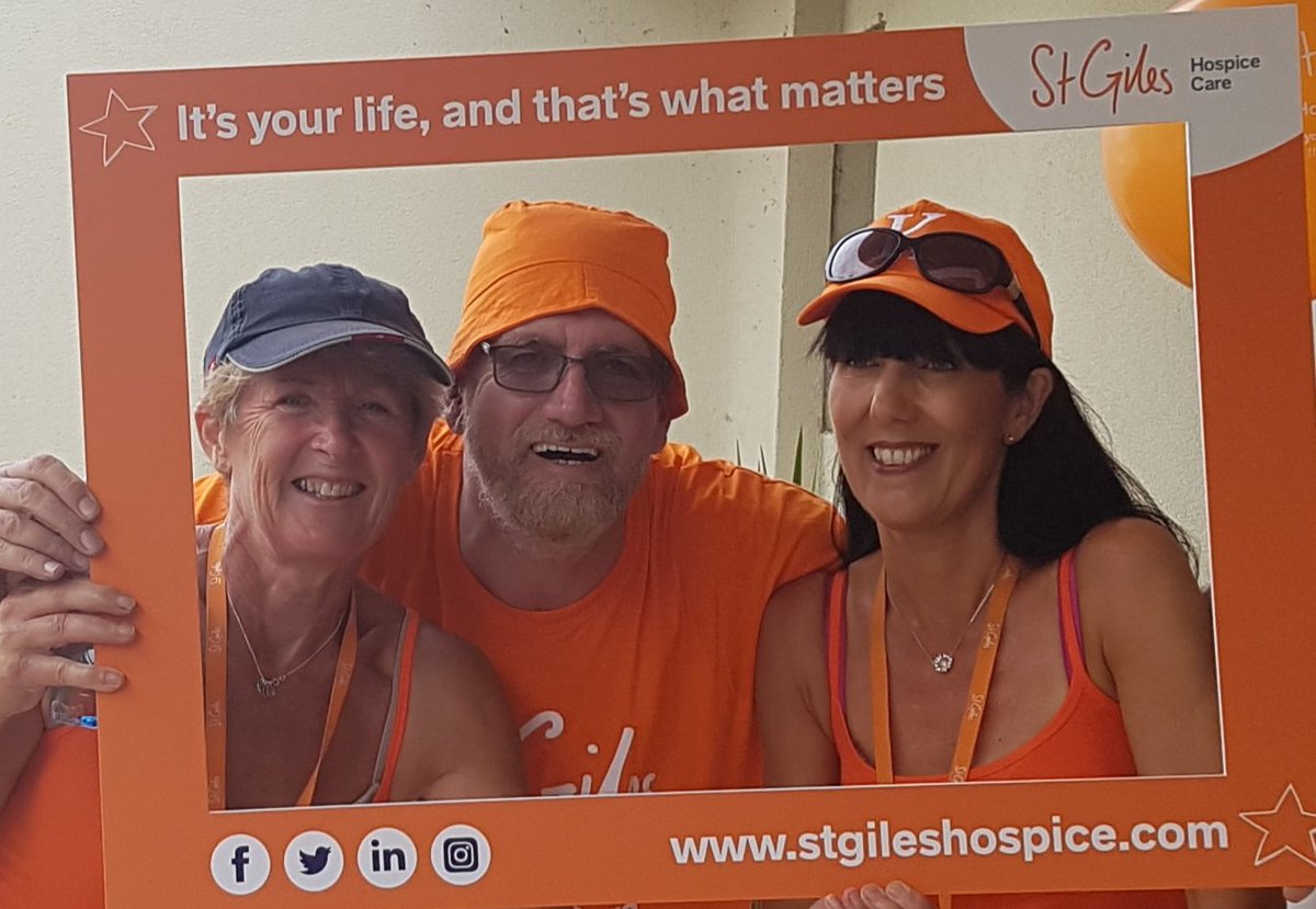 35 miles with @Katie_StGiles and Carol. 
Our awareness walk to Whittington, Walsall and Supportive Care Centre at Sutton for #stgileshospiceorangeweek at @stgileshospice #ittakesacommunitytomakeahospice and today we've visited some of ours. Thanks to everyone for your support