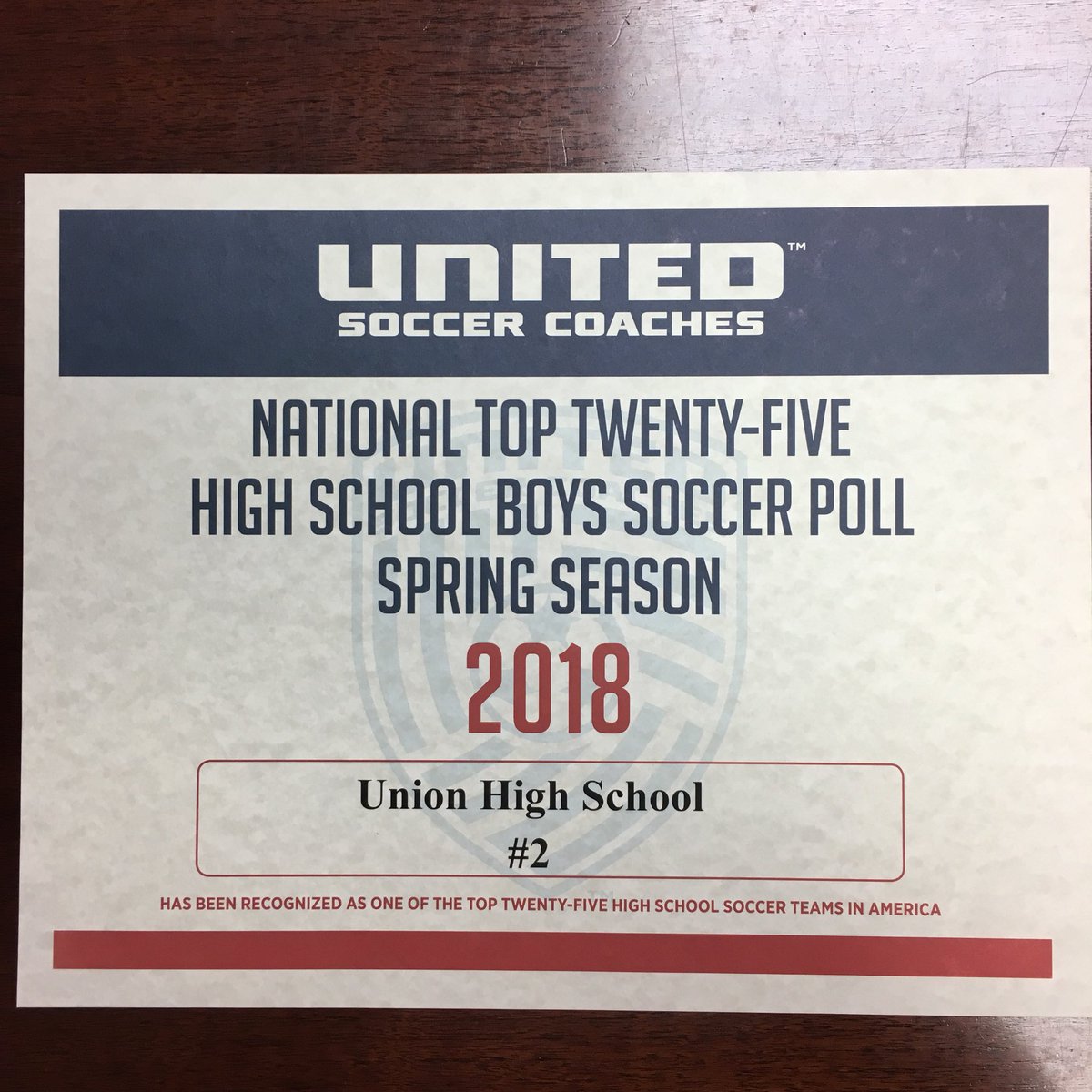 Union_Athletics's tweet image. Congratulations to @TheUFutbol on receiving another well-deserved award!