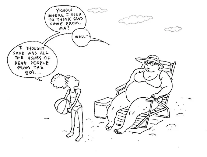 overheard at the beach 