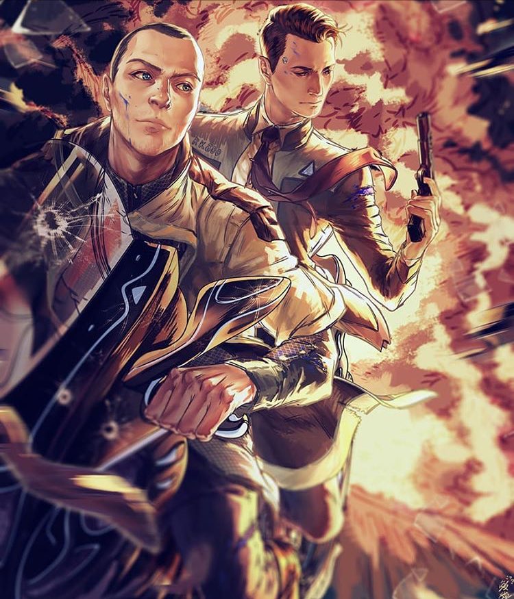 BryanDechart's tweet image. #ConnorArmy @iJesseWilliams Salute!

Please reply with your favorite Markus #FanArt 
(&amp;amp; credit the artist's @/link) #DetroitBecomeHuman @Detroit_PS4 @Quantic_Dream #BryBot 
art by:
a) @_cvc_b 
b) highandroid.tumblr.com 
c) pixiv.net/member.php?id=…
Twitch.tv/BryanDechart