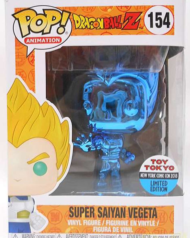 gold chrome vegeta pop