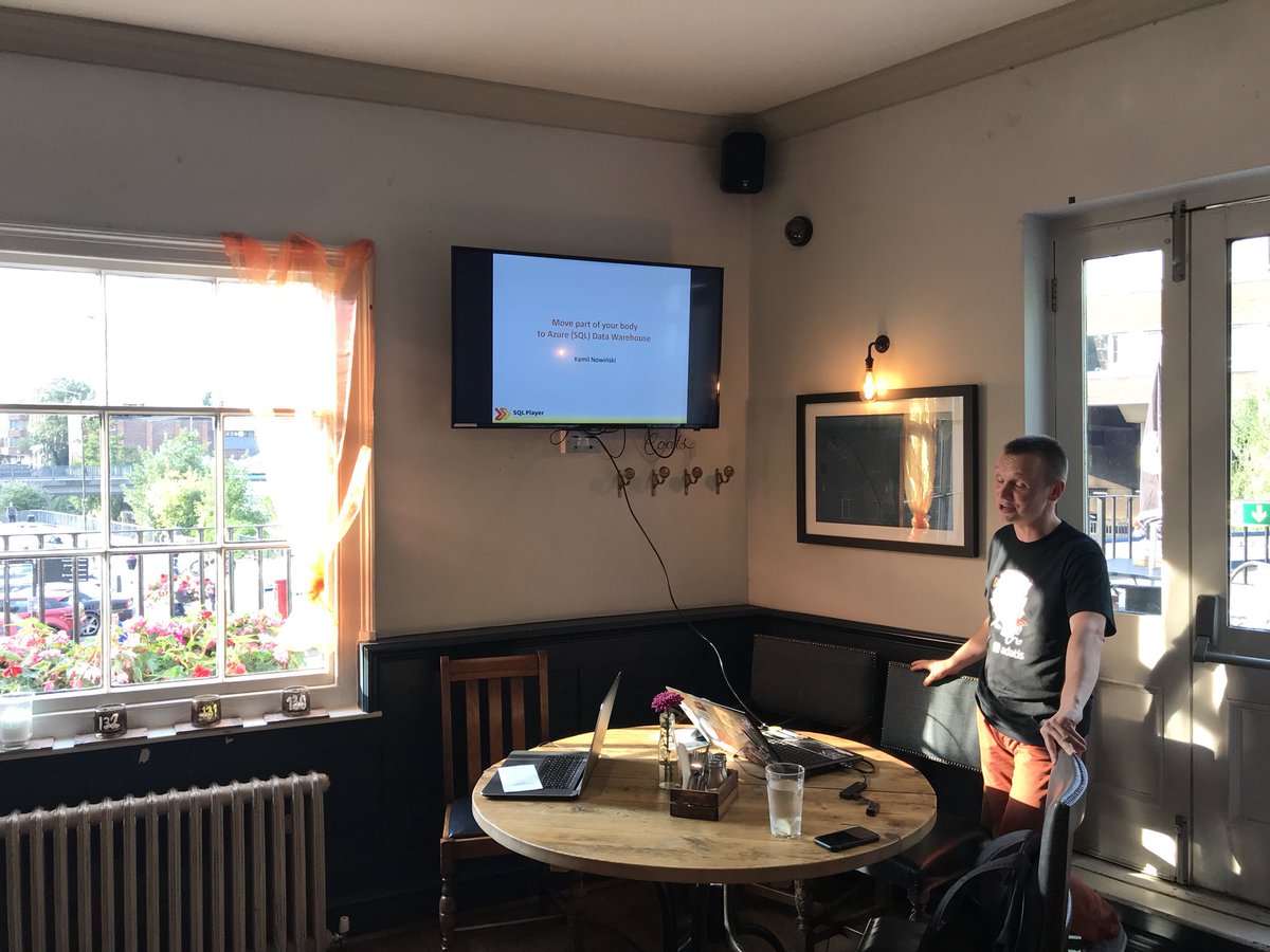 sqlsurrey's tweet image. @NowinskiK kicking off #sqlsurrey July talking on Azure Sql Data Warehouse! #sqldw #Azure