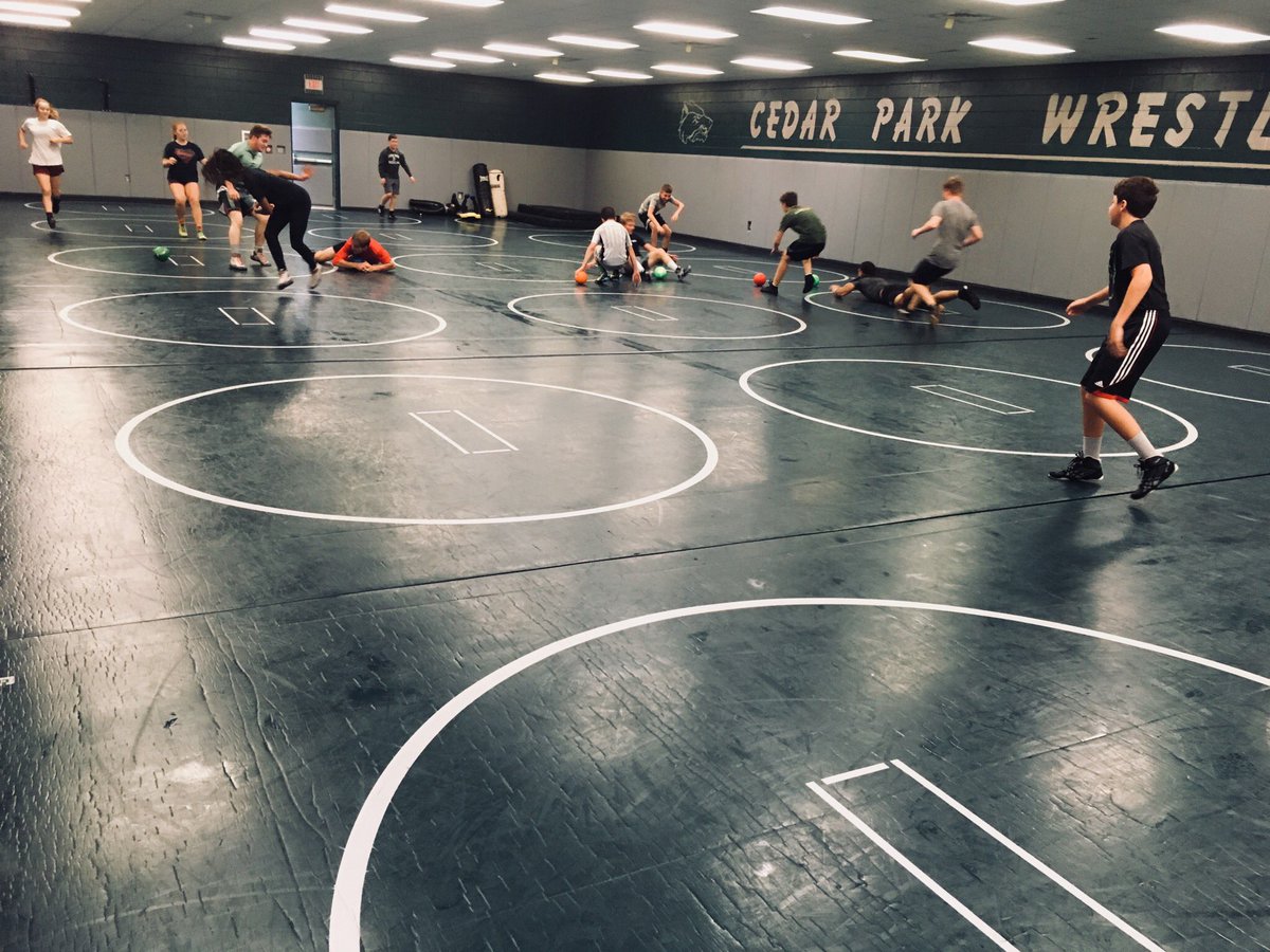 TWolveWrestling's tweet image. A little dodge ball to get the day started #tostandard #CPPProud #TWolveTough