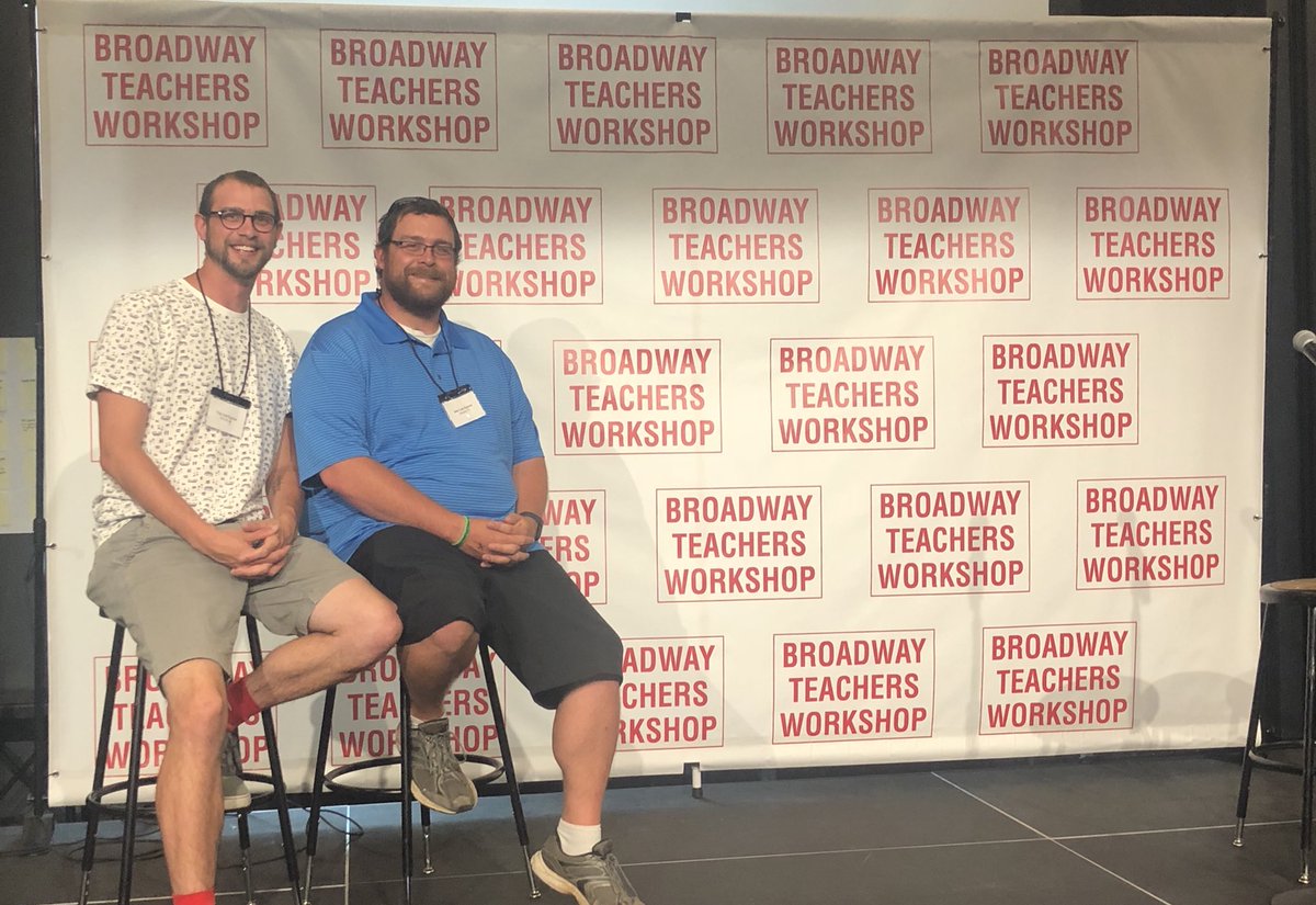 LCStangTheatre's tweet photo. Our directors are spending the week with Broadway Professionals at the Broadway Teachers Workshop in NYC! We wish them luck! #BTW18 https://t.co/FqQ9OnN6tR